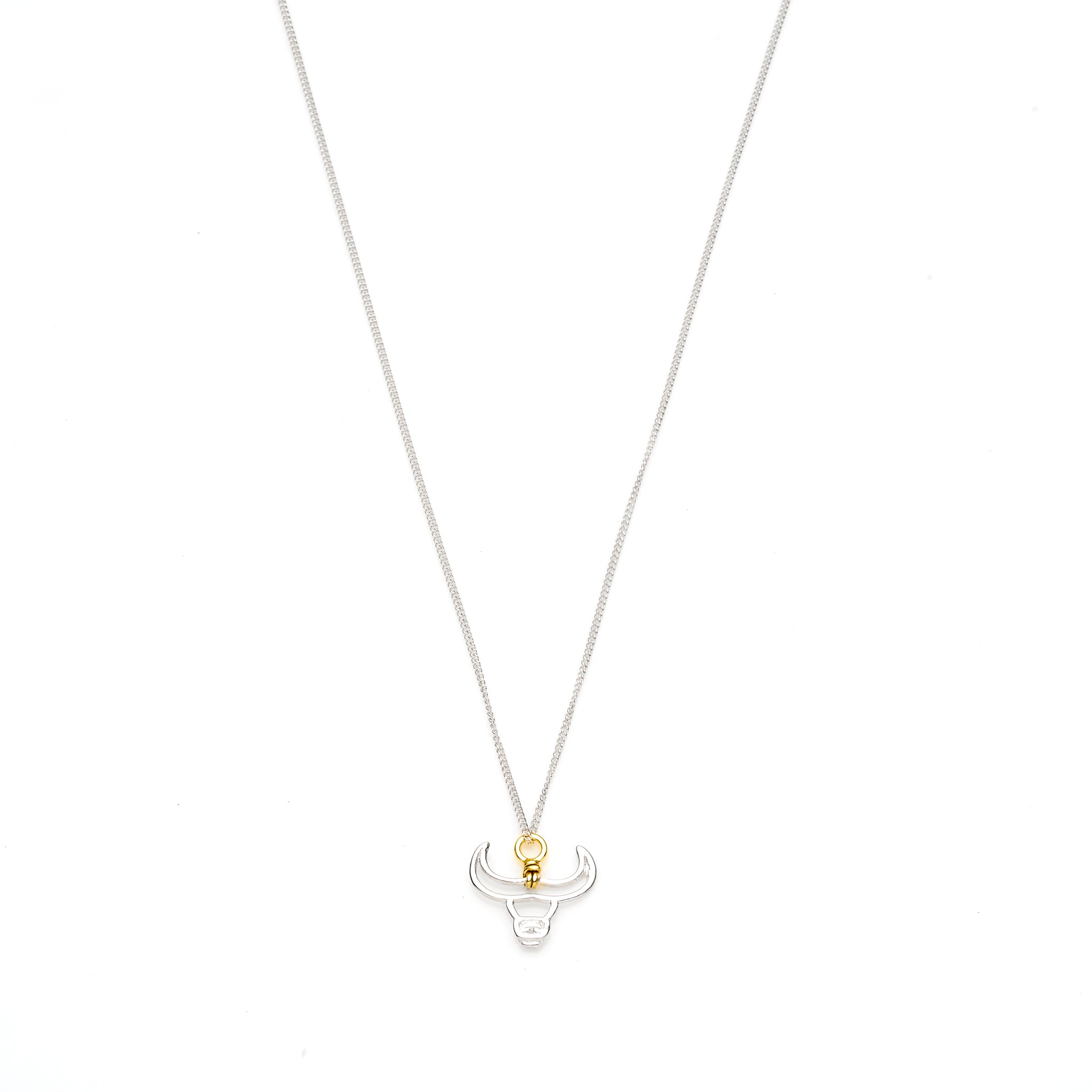 Year Of The Ox Necklace | Sterling Silver with Gold Plate