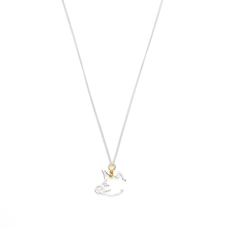 Year Of The Pig Necklace | Sterling Silver with Gold Plate