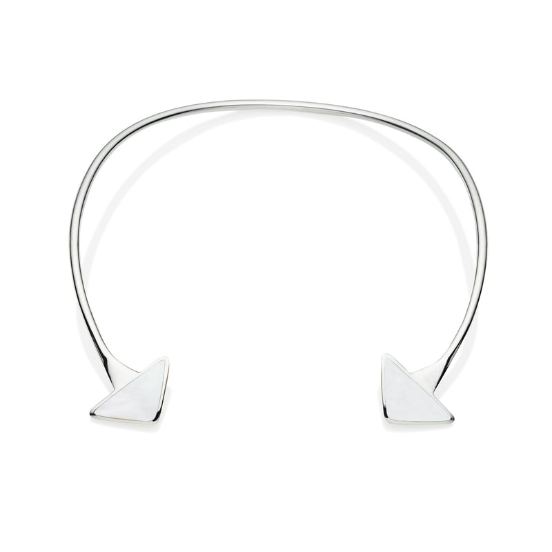 En Tribe Neck Cuff | Mother of Pearl with Sterling Silver