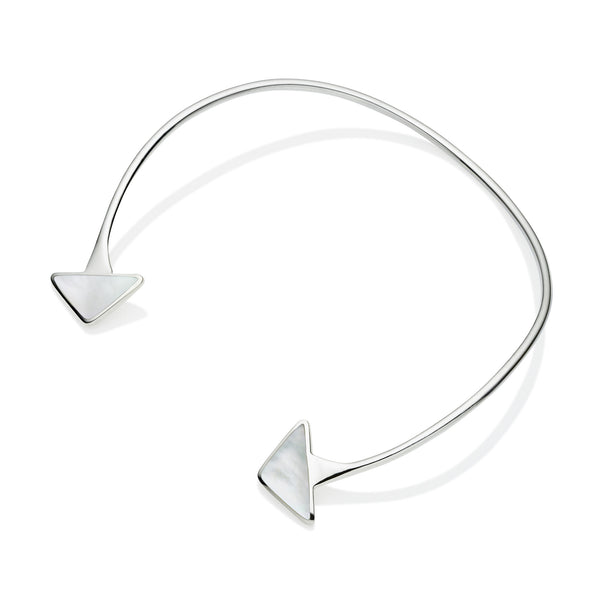 En Tribe Neck Cuff | Mother of Pearl with Sterling Silver