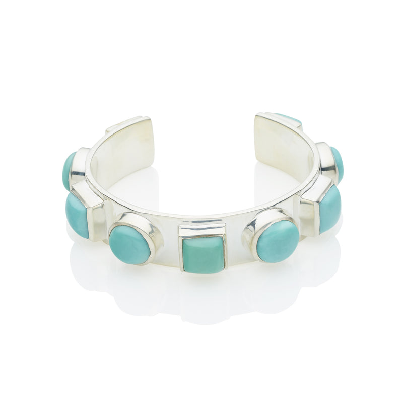 Geronimo Cuff | Turquoise and 925 Sterling Silver