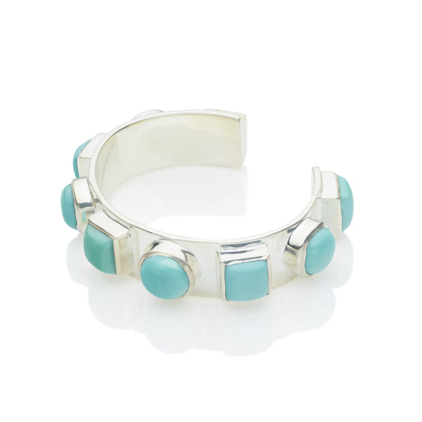 Geronimo Cuff | Turquoise and 925 Sterling Silver