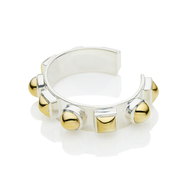 Geronimo Cuff | 925 Sterling Silver and Gold Plate