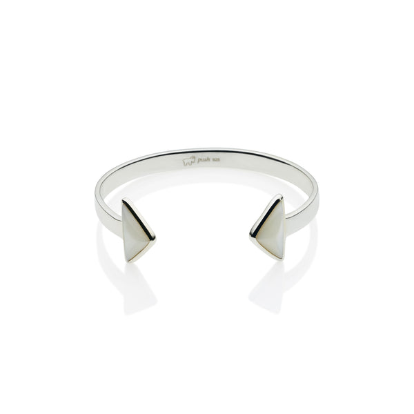 En Tribe Cuff | Mother of Pearl with Sterling Silver