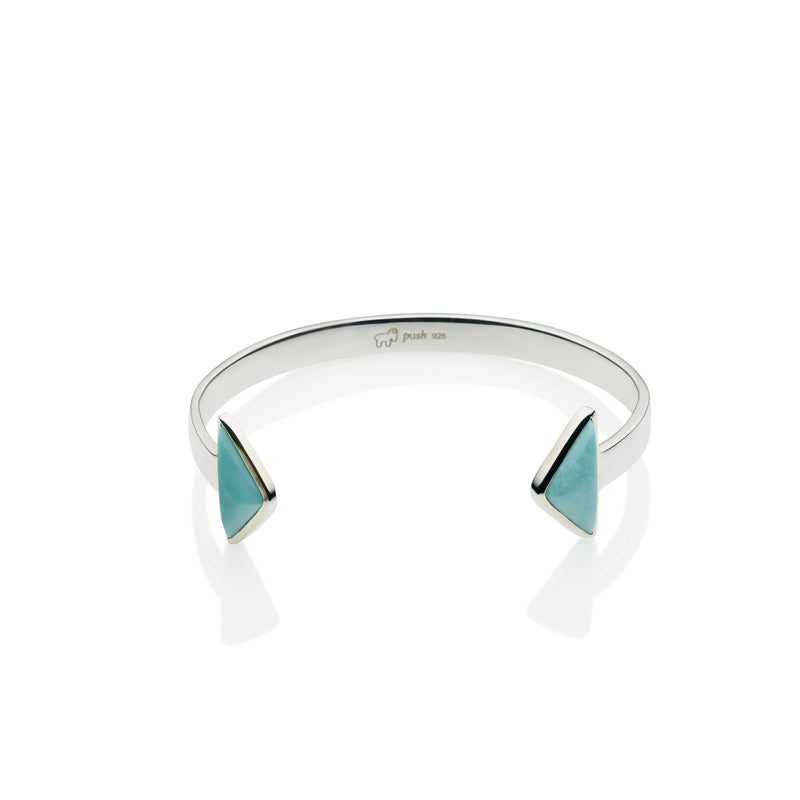 En Tribe Cuff | Turquoise with Sterling Silver