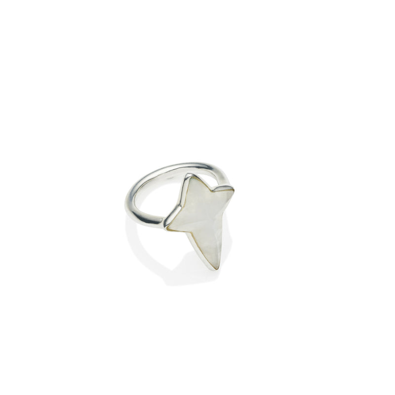 North Star Ring | Moonstone and 925 Sterling Silver