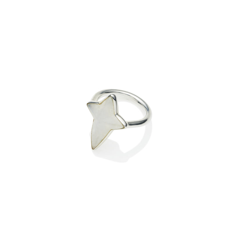 North Star Ring | Moonstone and 925 Sterling Silver
