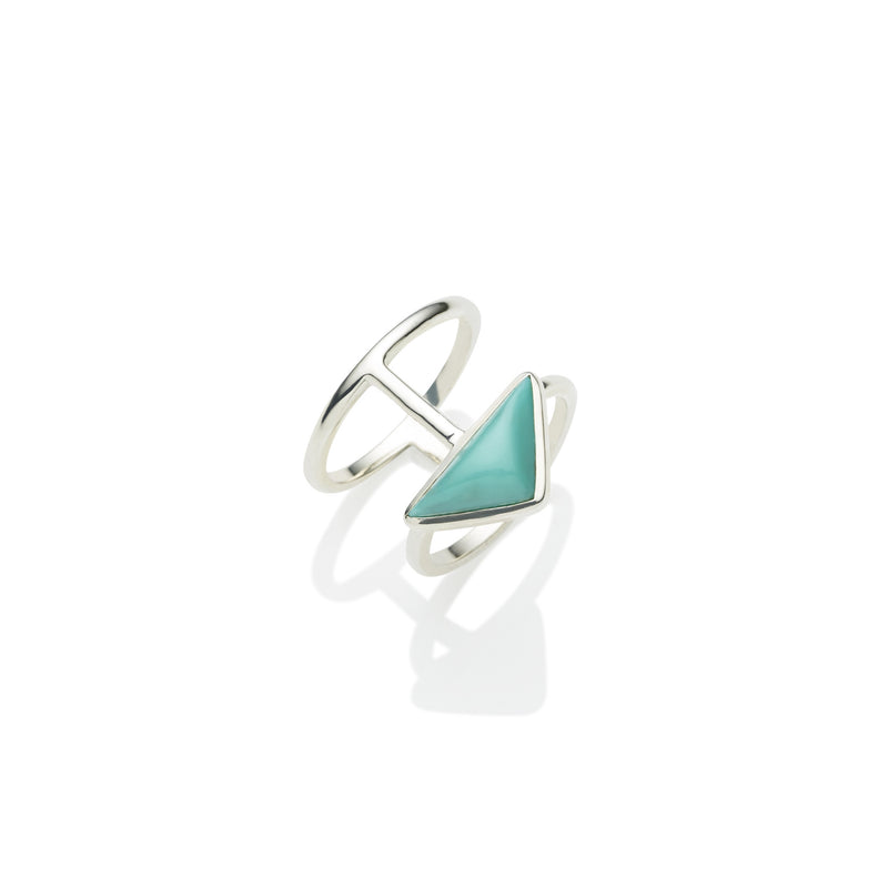 En Tribe Ring | Turquoise with Sterling Silver