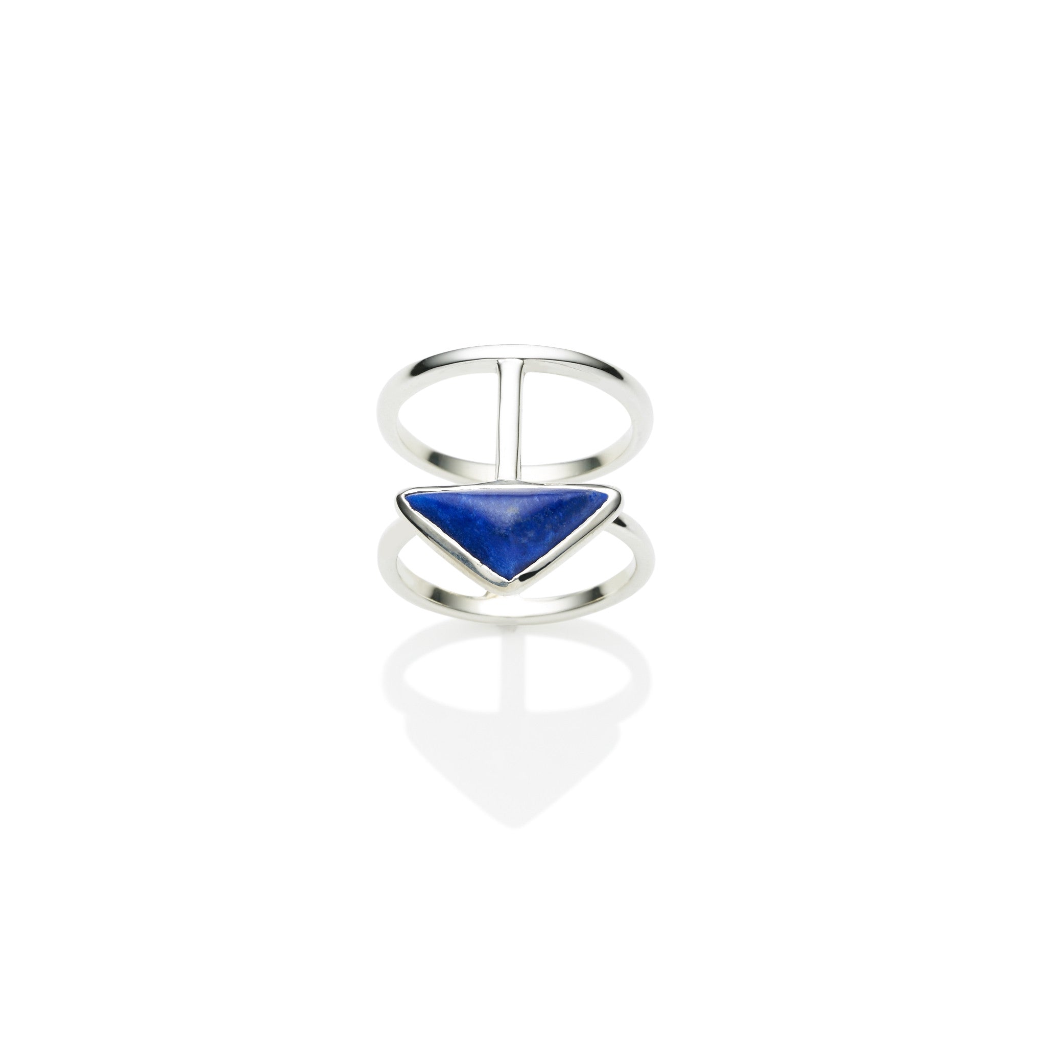 En Tribe Ring | Lapis Lazuli with Sterling Silver