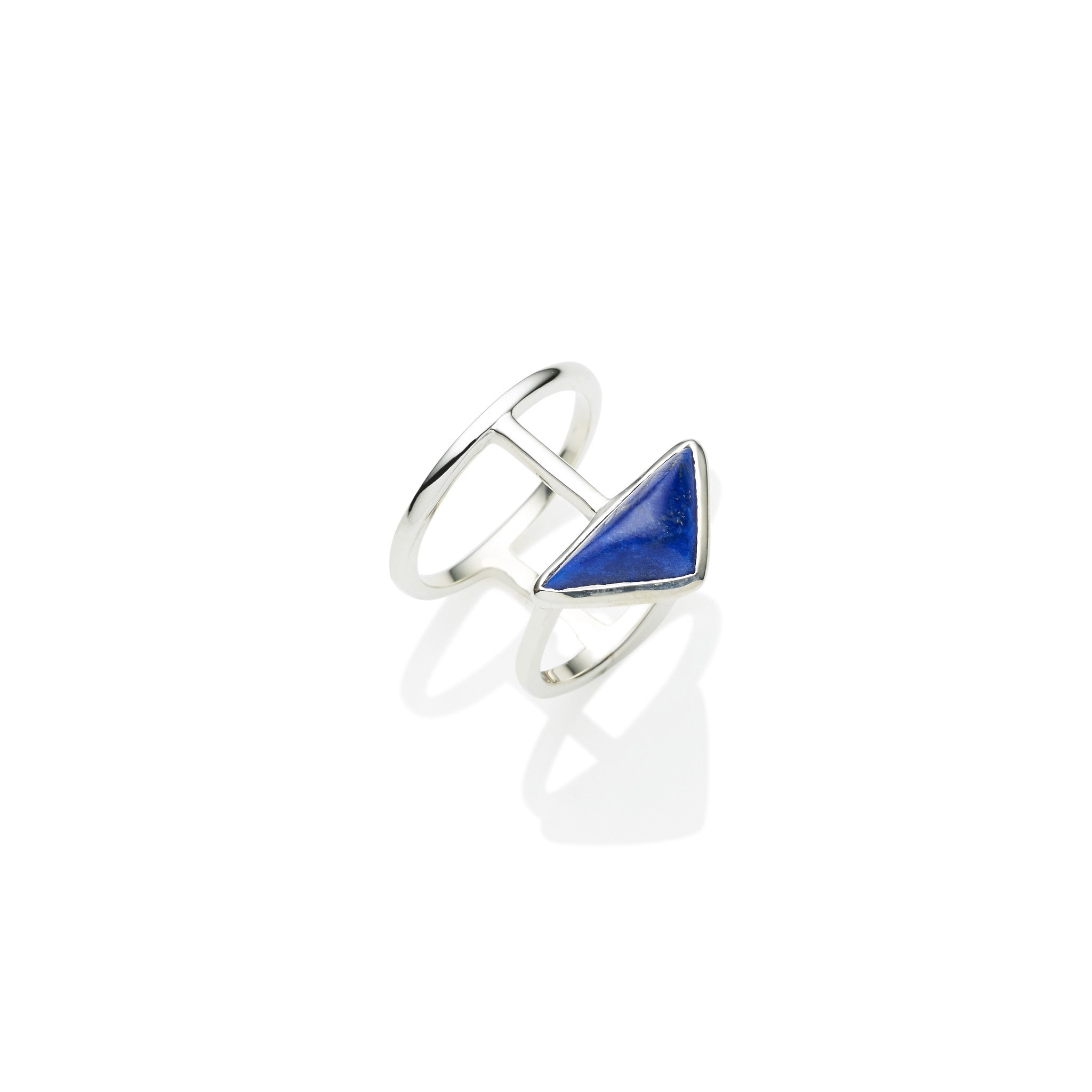 En Tribe Ring | Lapis Lazuli with Sterling Silver