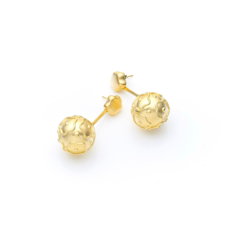 Aziza Earring | Brass with Gold Plate