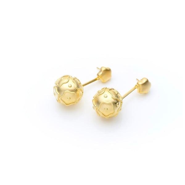 Aziza Earring | Brass with Gold Plate