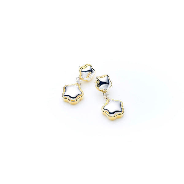 Seba Earring | 925 Sterling Silver and Gold Plate