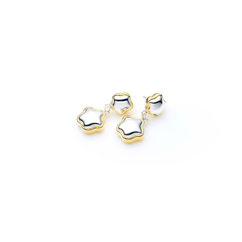 Seba Earring | 925 Sterling Silver and Gold Plate