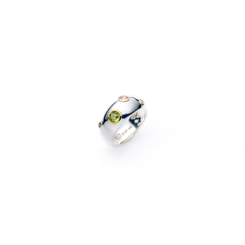 Ka Ring | 925 Sterling Silver with Multi Stones