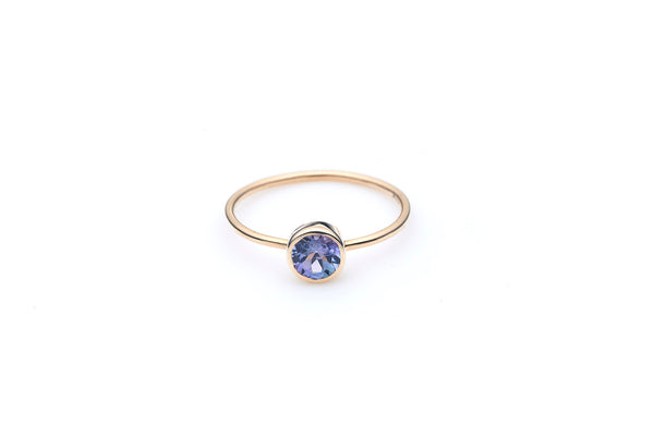 Jupiter's Ring | Ash Blue Sapphire and 9K Gold