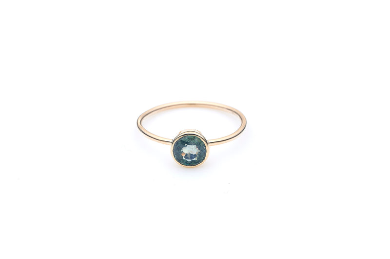 Jupiter's Ring | Green Sapphire and 9K Gold