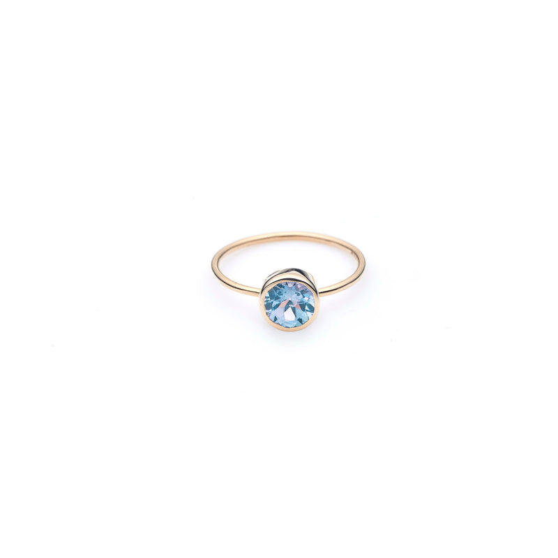 Jupiter's Ring | Blue Topaz and 9K Gold