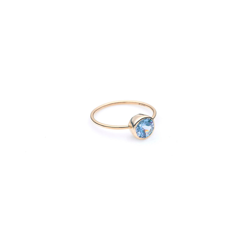 Jupiter's Ring | Blue Topaz and 9K Gold