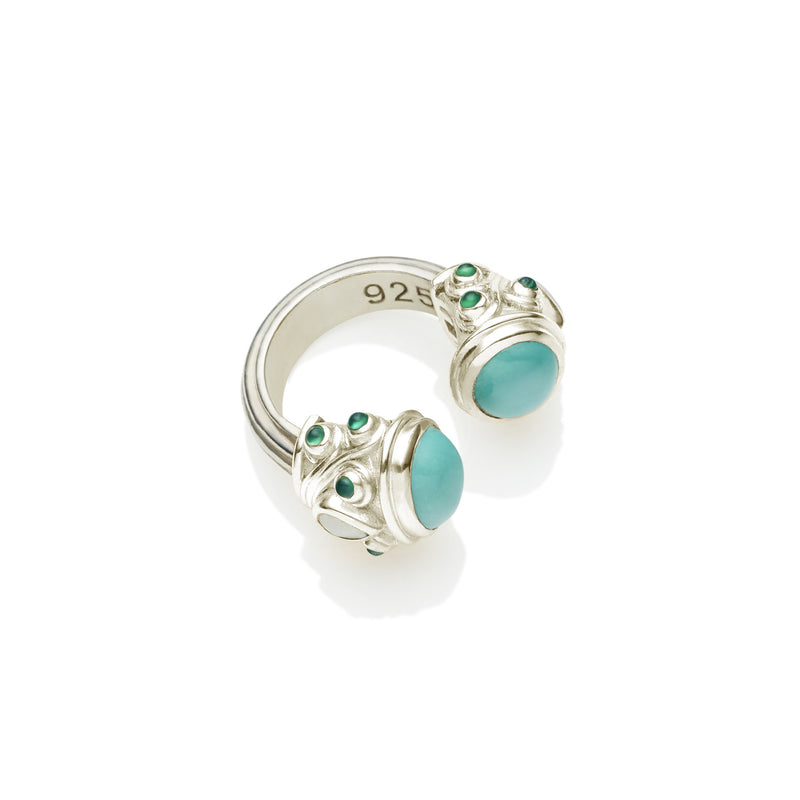 Shahaka Ring | Sleeping Beauty Turquoise and Sterling Silver