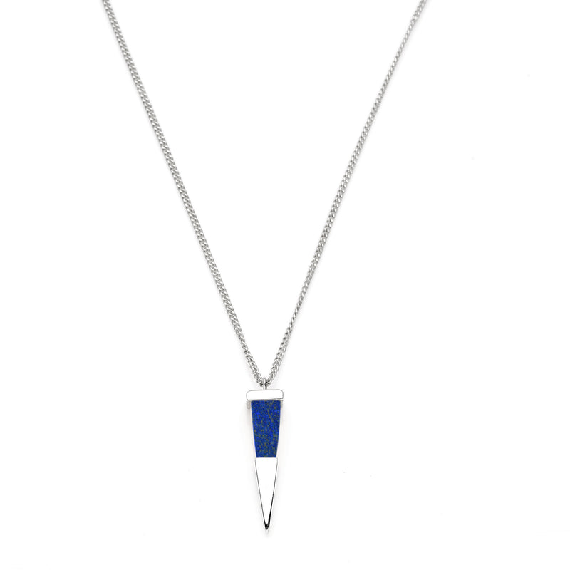 Shard Pendant | Sterling Silver & Lapis