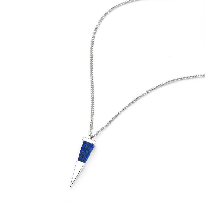 Shard Pendant | Sterling Silver & Lapis