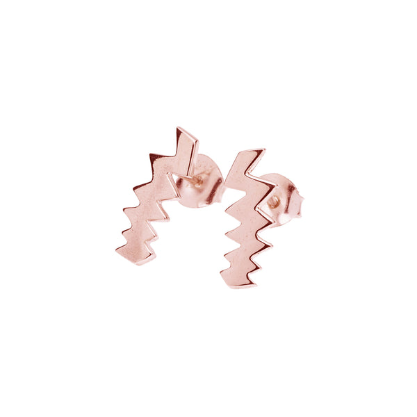 Warrior Studs | Rose Gold Plate