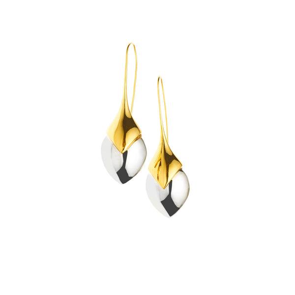 Water Masai Earrings | Gold Plate | select stones