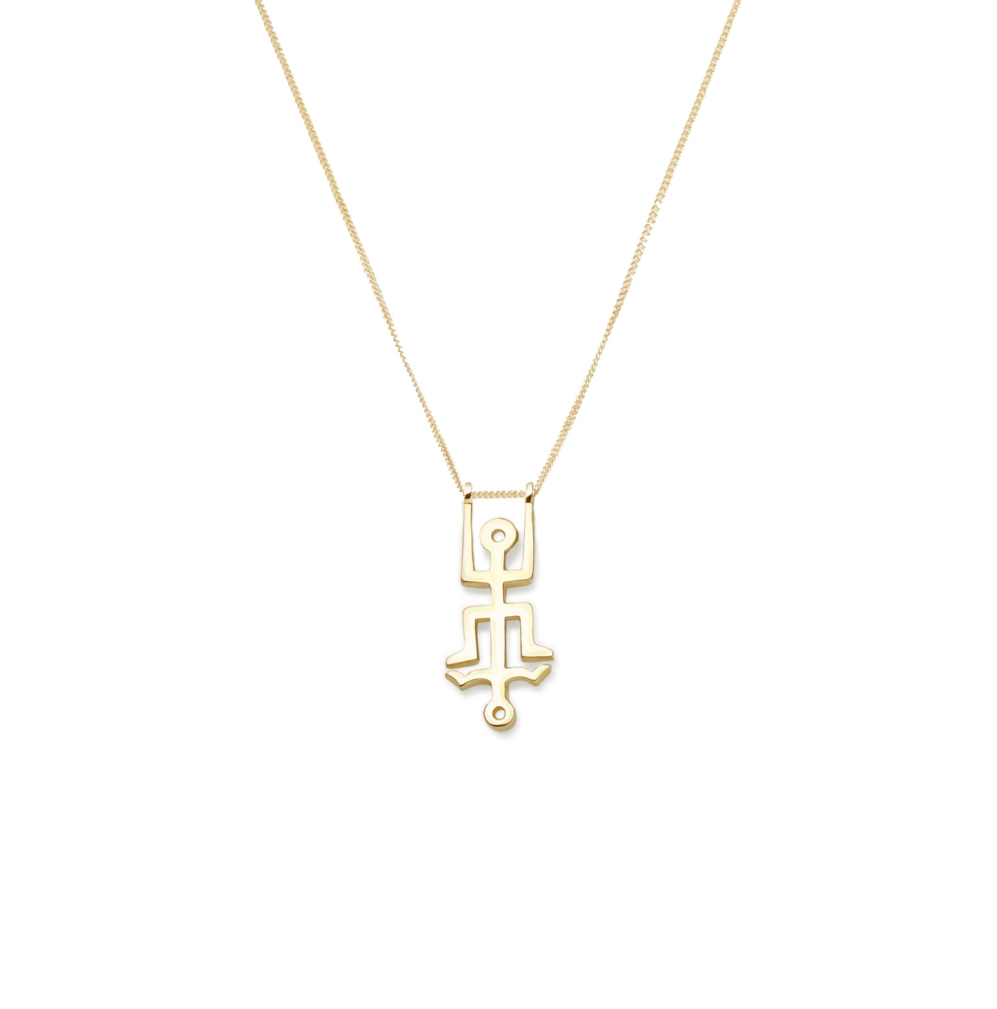 Mini Hangman Necklace | 925 Sterling Silver and Gold Plated
